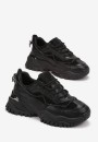 Czarne Sneakersy