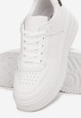 Biało-Czarne Sneakersy