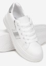 Srebrne Sneakersy