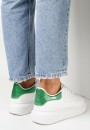 Biało-Zielone Sneakersy