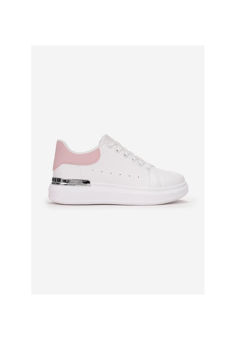 Biało-Różowe Sneakersy