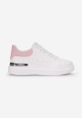 Biało-Różowe Sneakersy
