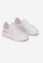 Biało-Różowe Sneakersy