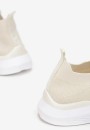 Beżowe Buty Sportowe
