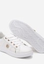 Biało-Złote Sneakersy