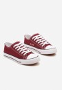 Bordowe Trampki