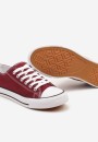 Bordowe Trampki
